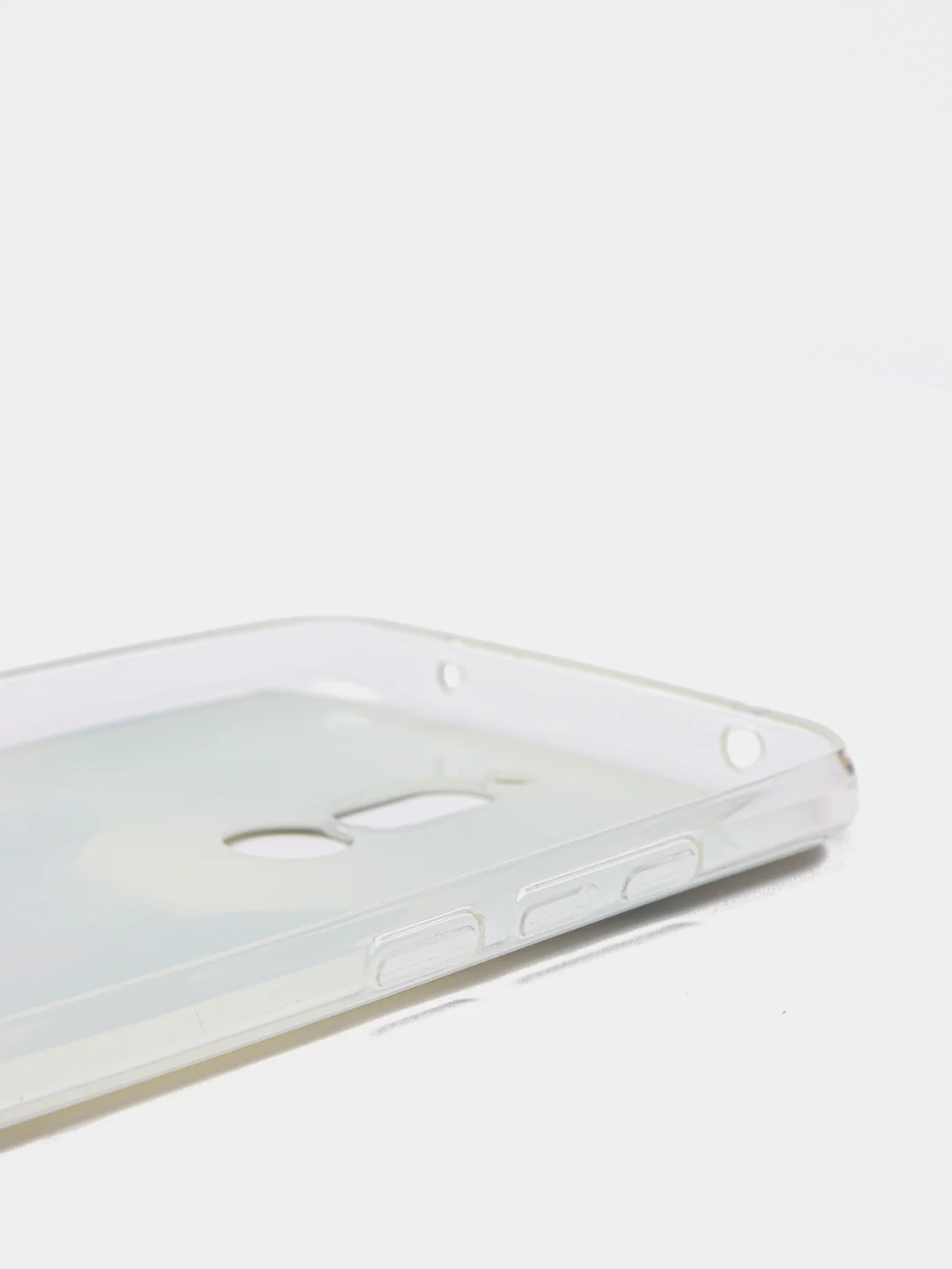 Синий меланж силиконовый чехол на Xiaomi Redmi 8 / Сяоми Редми 8 прозрачный, с рисунком, защита камеры
