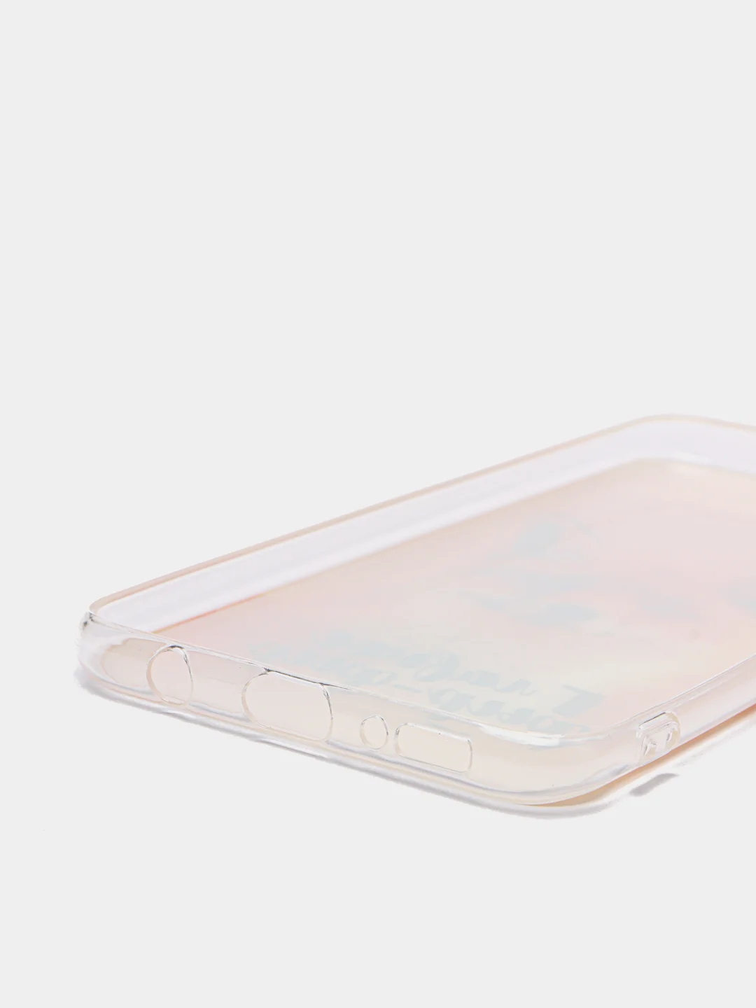 Оранжевый силиконовый чехол на Samsung Galaxy A50/A30s / Самсунг А50/А30s прозрачный, с рисунком