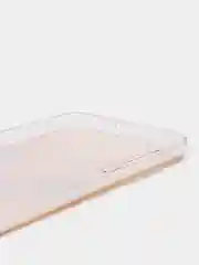 Оранжевый силиконовый чехол на Samsung Galaxy A50/A30s / Самсунг А50/А30s прозрачный, с рисунком