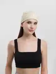 Хаки бандана с принтом