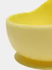 Лимонный детская силиконовая тарелка с ложкой
