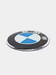 Тёмно-серый наклейки на диски, колпаки BMW, сферическая, изогнутая, 56 мм, 4 штуки