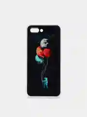 Марсала силиконовый чехол на Honor 10 / Хонор 10 прозрачный, с рисунком, защита камеры