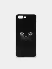 Шоколадный силиконовый чехол на Honor 10 / Хонор 10 прозрачный, с рисунком, защита камеры