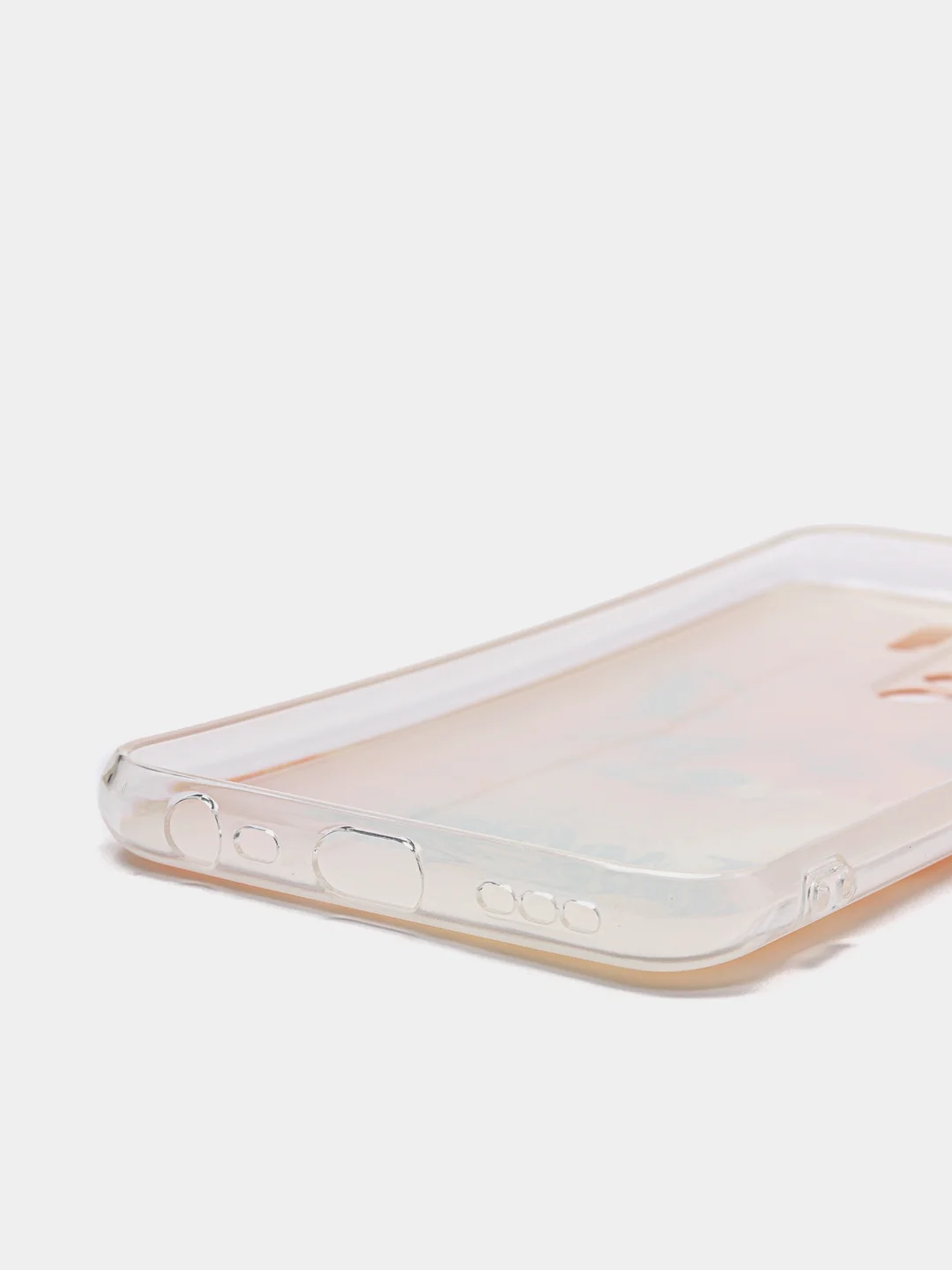 Оранжевый силиконовый чехол на Xiaomi Redmi 9 / Сяоми Редми 9 прозрачный, с рисунком, защита камеры