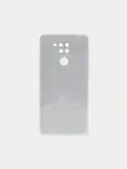 Серебряный силиконовый чехол на Xiaomi Redmi 10X/Redmi Note 9 / Сяоми Редми Нот 9/10X прозрачный