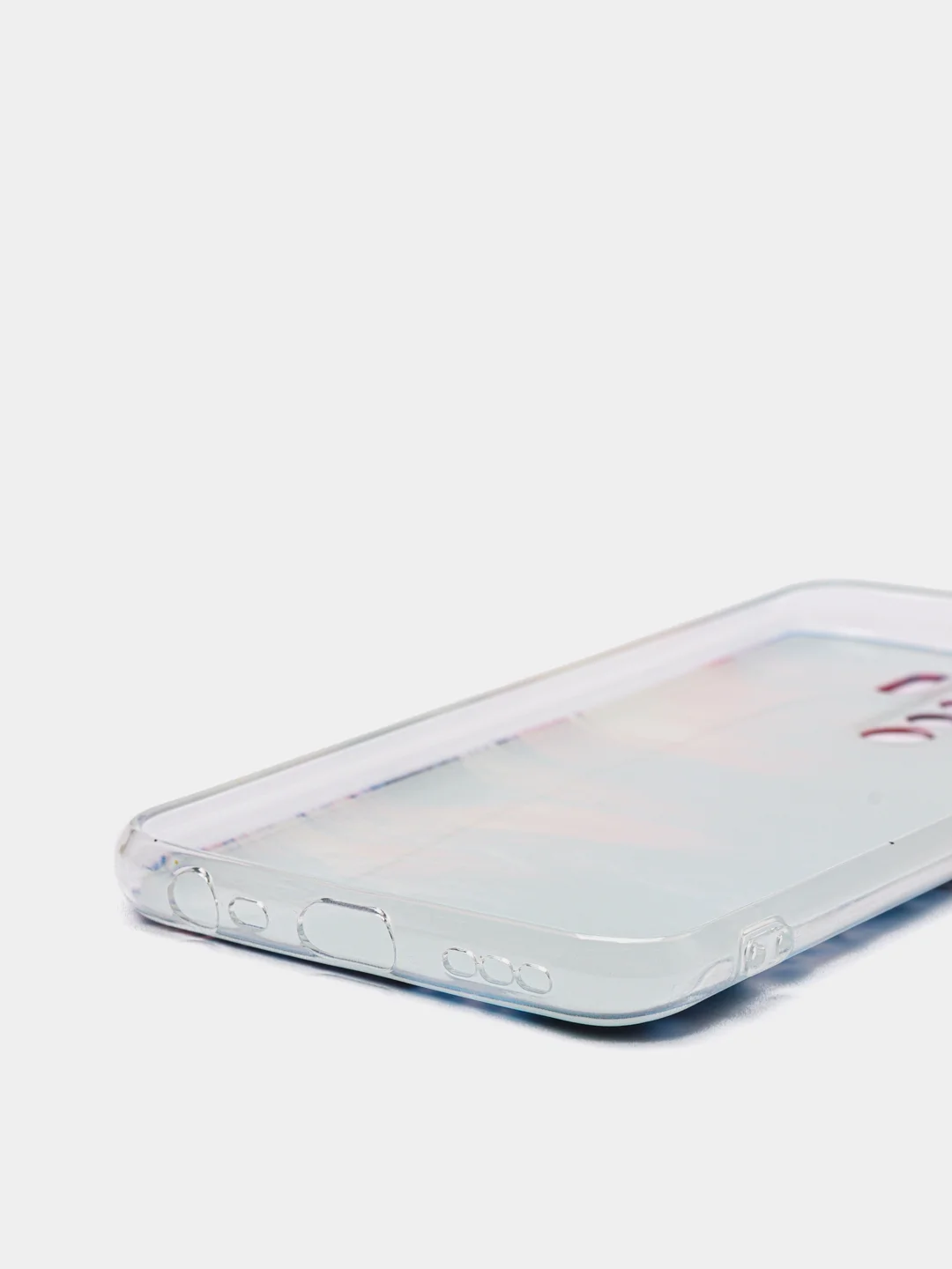 Фиолетовый силиконовый чехол на Xiaomi Redmi 9 / Сяоми Редми 9 прозрачный, с рисунком, защита камеры