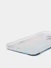 Фиолетовый силиконовый чехол на Xiaomi Redmi 9 / Сяоми Редми 9 прозрачный, с рисунком, защита камеры