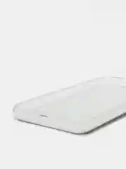 Серебряный силиконовый чехол на Xiaomi Redmi 9T / Редми 9Т прозрачный, с рисунком, защита камеры