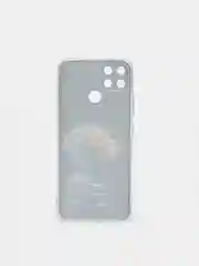 Лавандовый силиконовый чехол на Oppo Realme C25/C25s / Оппо Реалми С25/C25s прозрачный, с рисунком