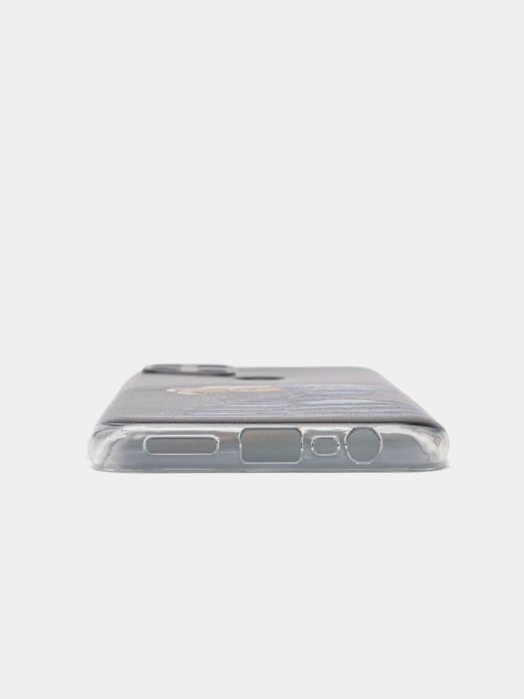 Лавандовый силиконовый чехол на Oppo Realme C25/C25s / Оппо Реалми С25/C25s прозрачный, с рисунком