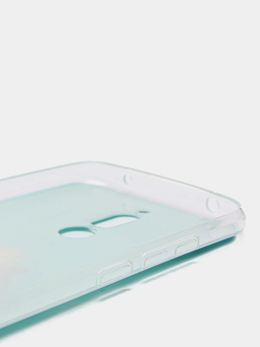 Лазурный силиконовый чехол на Xiaomi Redmi 8 / Сяоми Редми 8 прозрачный, с рисунком, защита камеры