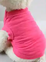 Фуксия хлопковая футболка для собак