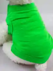 Зеленый хлопковая футболка для собак