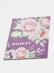 Сиреневый обложка на паспорт