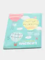 Тёмно-бирюзовый обложка на паспорт