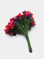 Фуксия тычинки гладкие двухцветные. 12 штук