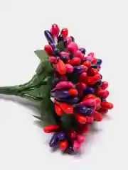 Фуксия тычинки гладкие двухцветные. 12 штук