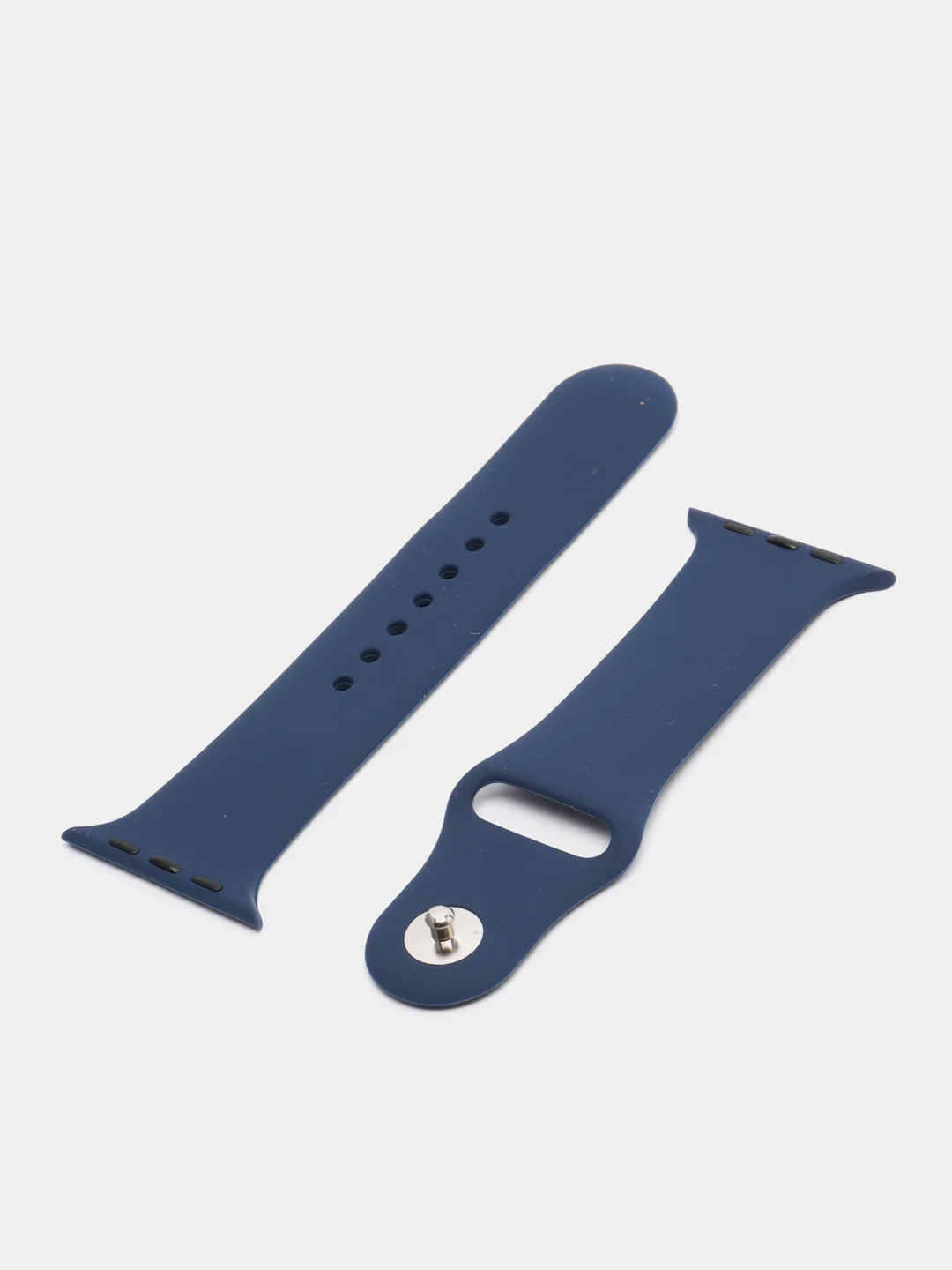 Темно-синий силиконовый ремешок для Apple Watch 38/40/41, 42/44/45 мм