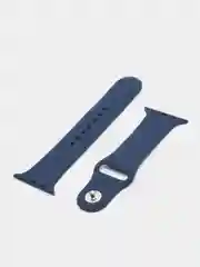 Темно-синий силиконовый ремешок для Apple Watch 38/40/41, 42/44/45 мм