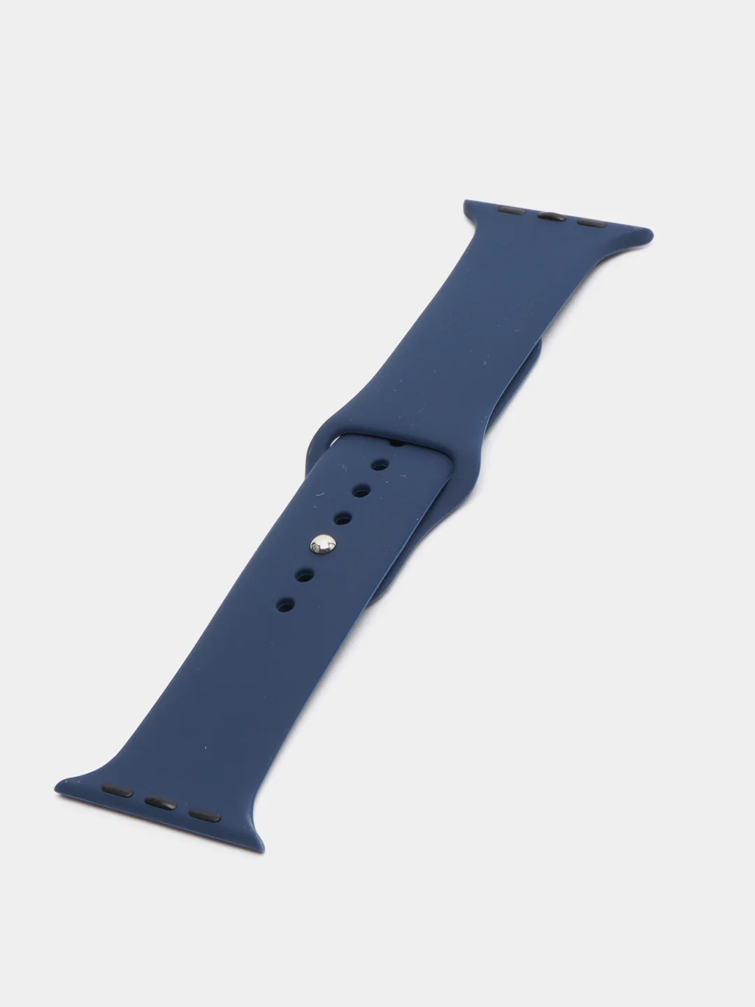 Темно-синий силиконовый ремешок для Apple Watch 38/40/41, 42/44/45 мм