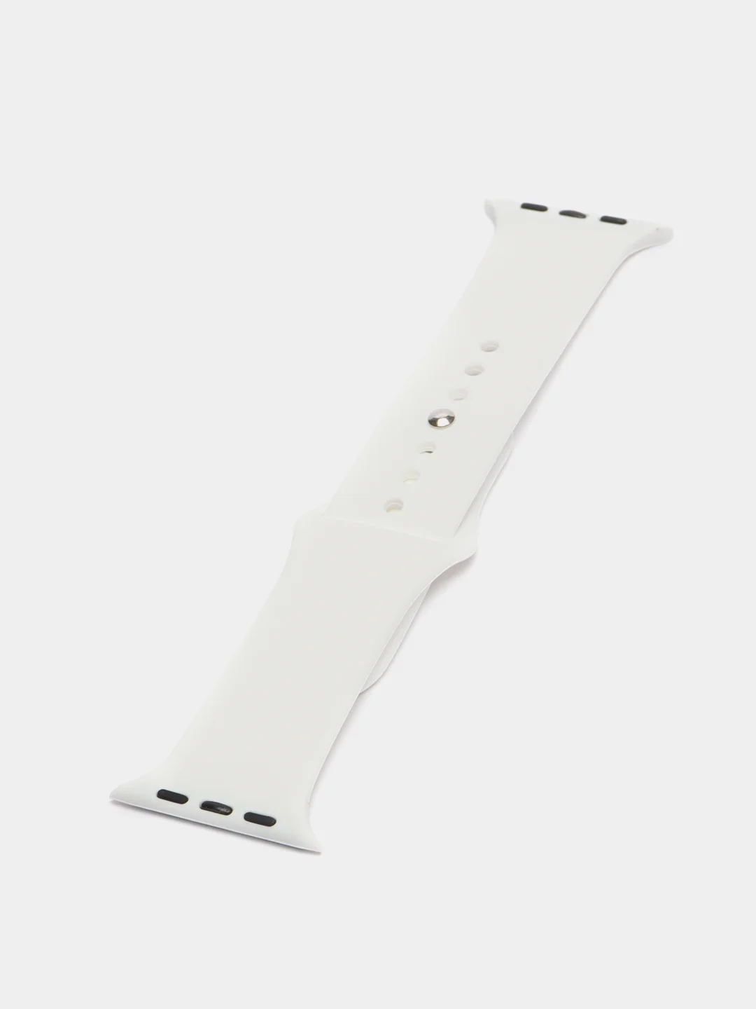 Белый силиконовый ремешок для Apple Watch 38/40/41, 42/44/45 мм