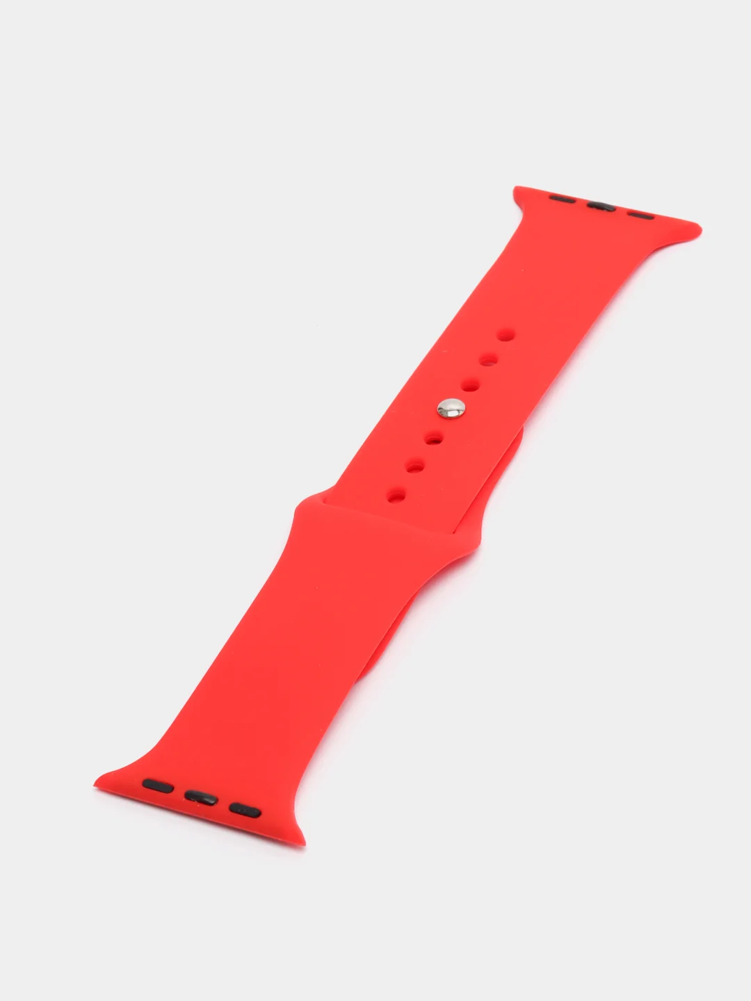 Красный силиконовый ремешок для Apple Watch 38/40/41, 42/44/45 мм