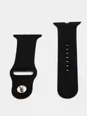 Черный силиконовый ремешок для Apple Watch 38/40/41, 42/44/45 мм