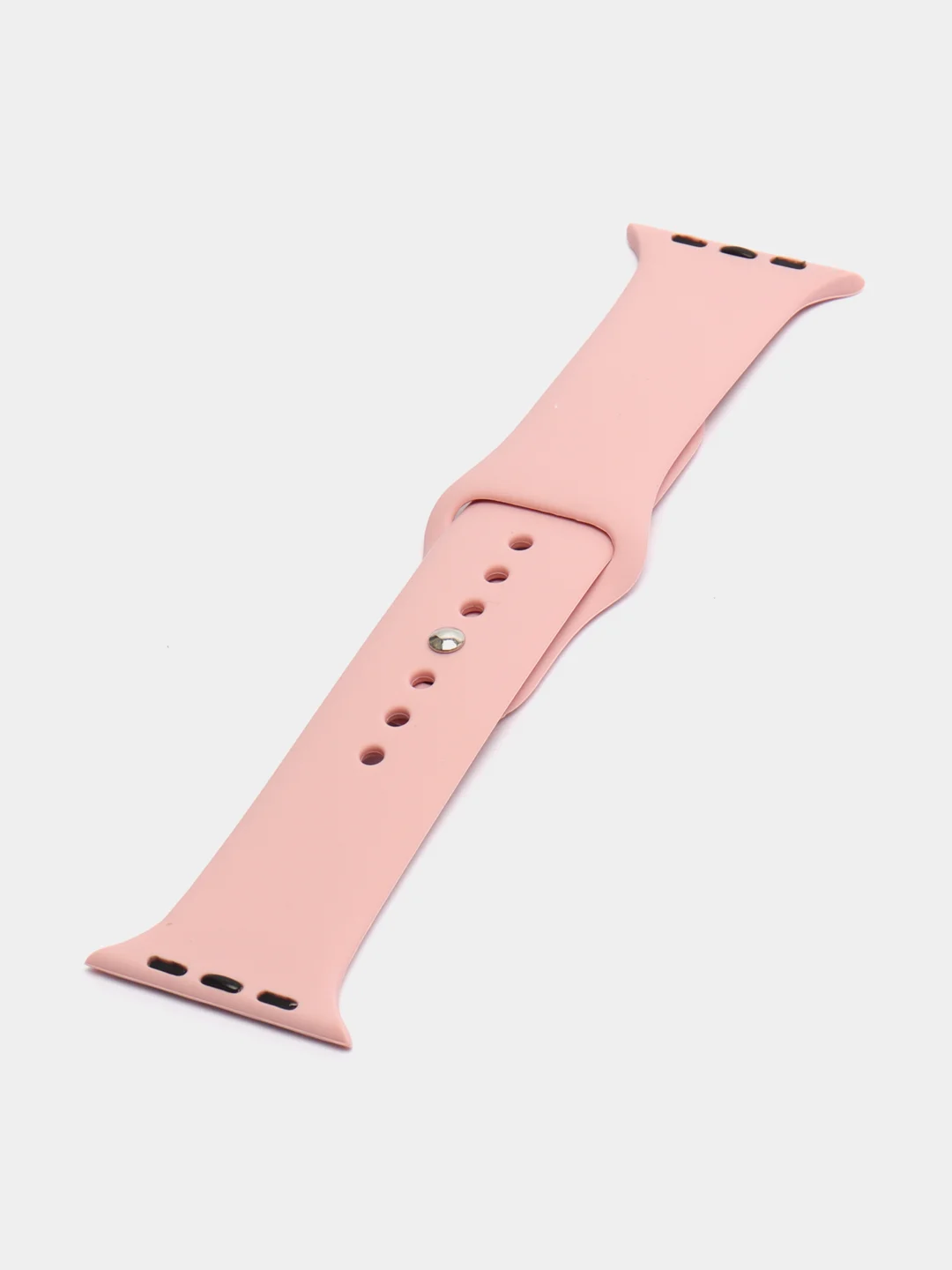 Розовый силиконовый ремешок для Apple Watch 38/40/41, 42/44/45 мм
