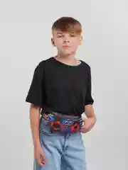 Синий детская поясная сумка, 3 цвета