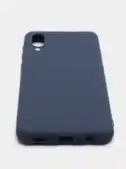 Темно-синий чехол силиконовый на Samsung Galaxy A02