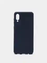 Темно-синий чехол силиконовый на Samsung Galaxy A02