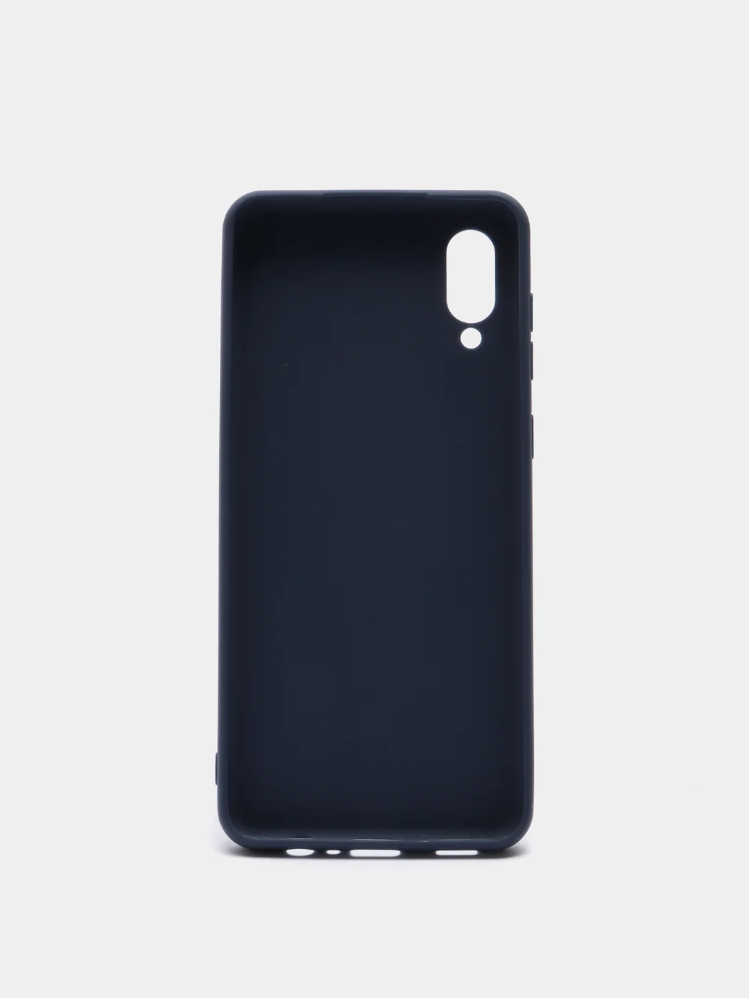 Темно-синий чехол силиконовый на Samsung Galaxy A02