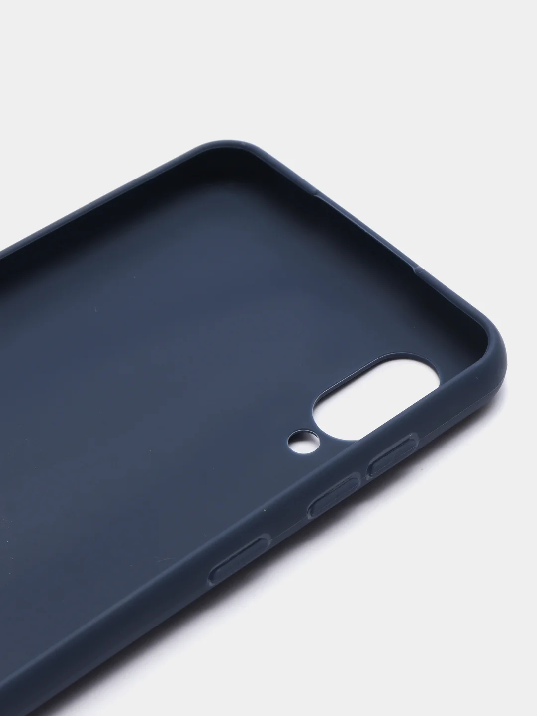 Темно-синий чехол силиконовый на Samsung Galaxy A02