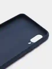 Темно-синий чехол силиконовый на Samsung Galaxy A02