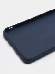 Темно-синий чехол силиконовый на Samsung Galaxy A02
