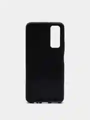 Синий чехол Huawei P Smart 2021 силиконовый, имитация кожи