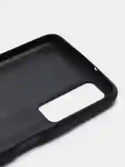 Синий чехол Huawei P Smart 2021 силиконовый, имитация кожи