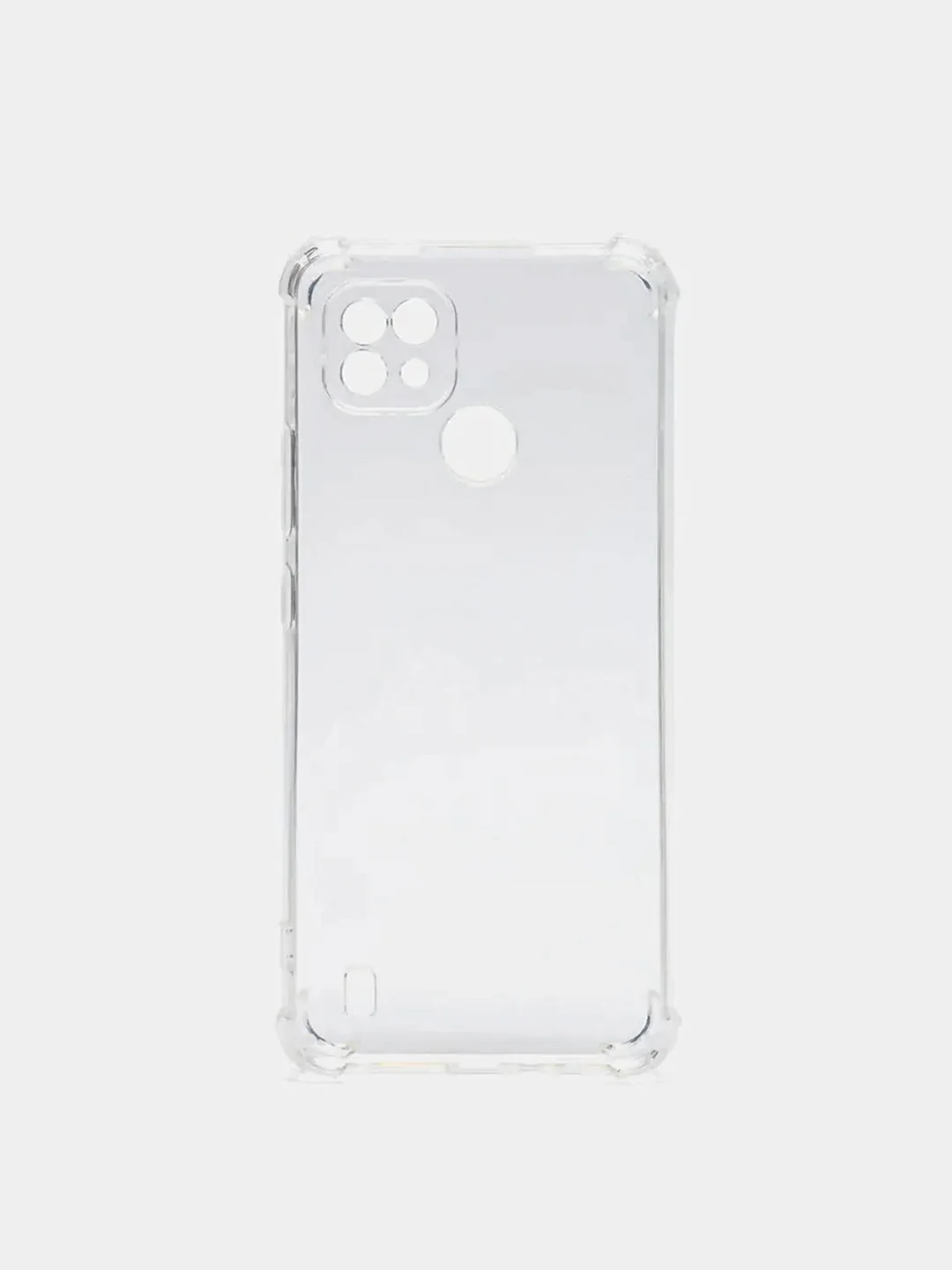 Белый чехол для Realme C21 / C20 / C11 2021 силиконовый