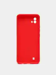Красный чехол для Realme C21 / C20 / C11 2021 силиконовый