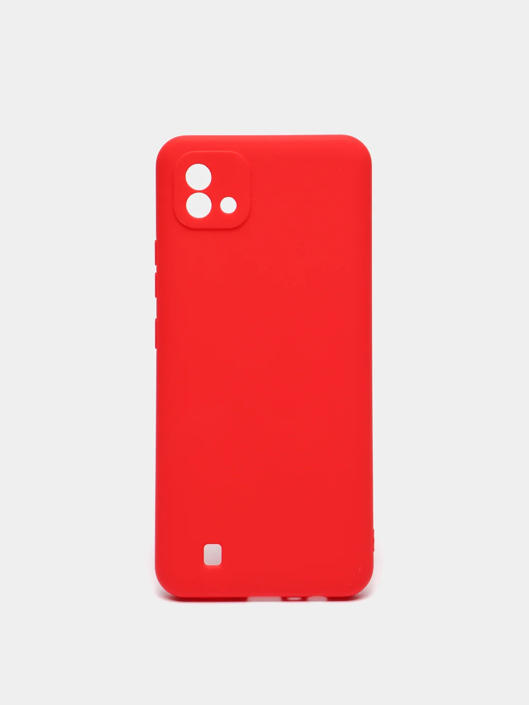 Красный чехол для Realme C21 / C20 / C11 2021 силиконовый