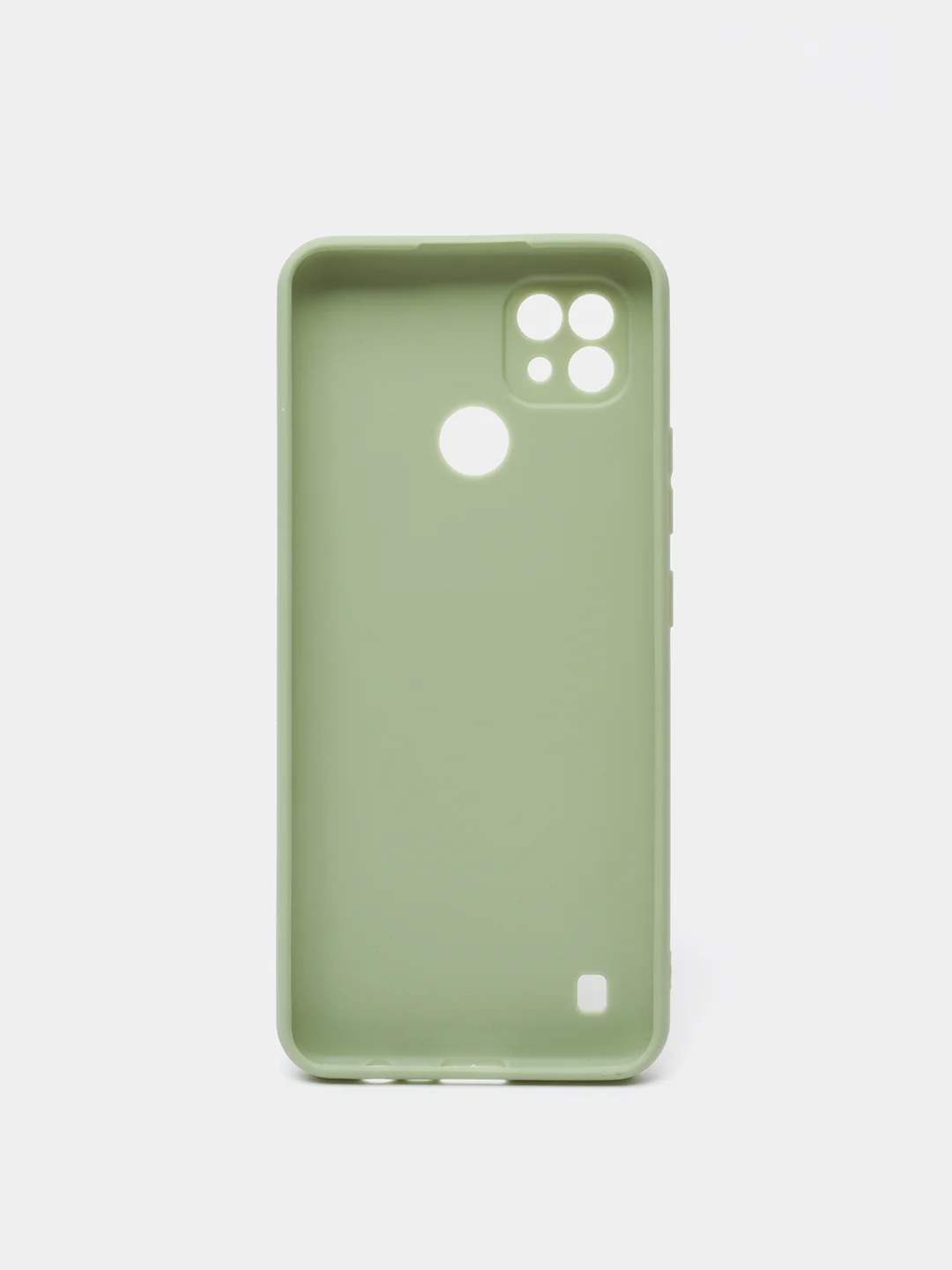 Оливковый чехол для Realme C21 / C20 / C11 2021 силиконовый