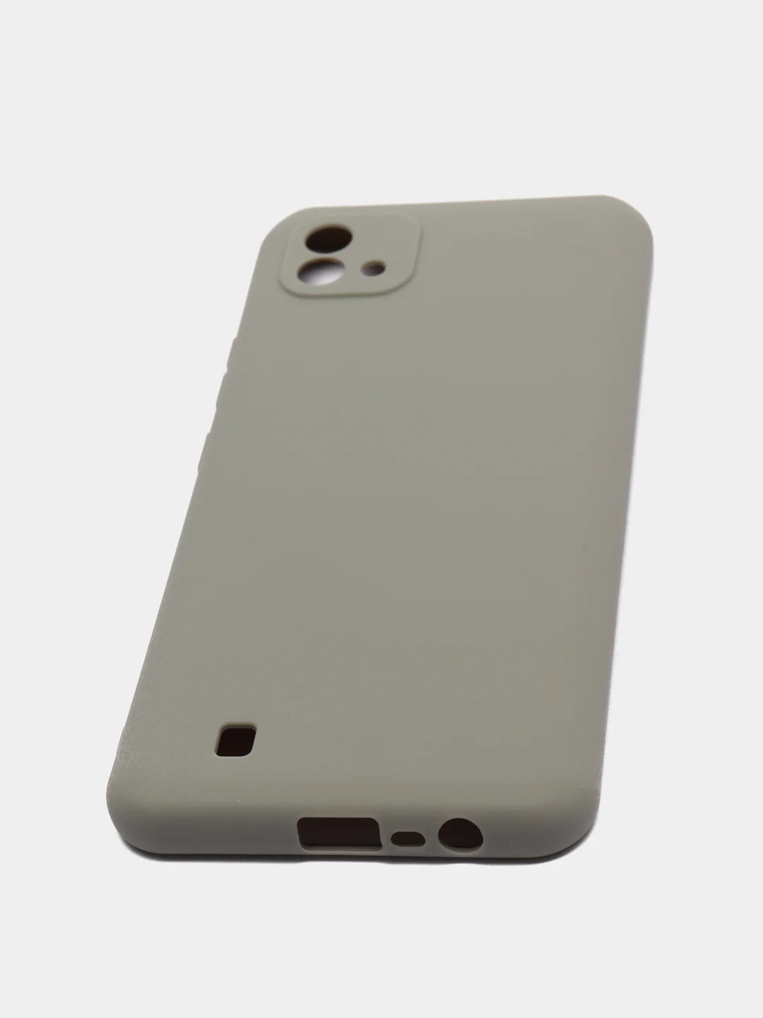 Серый чехол для Realme C21 / C20 / C11 2021 силиконовый