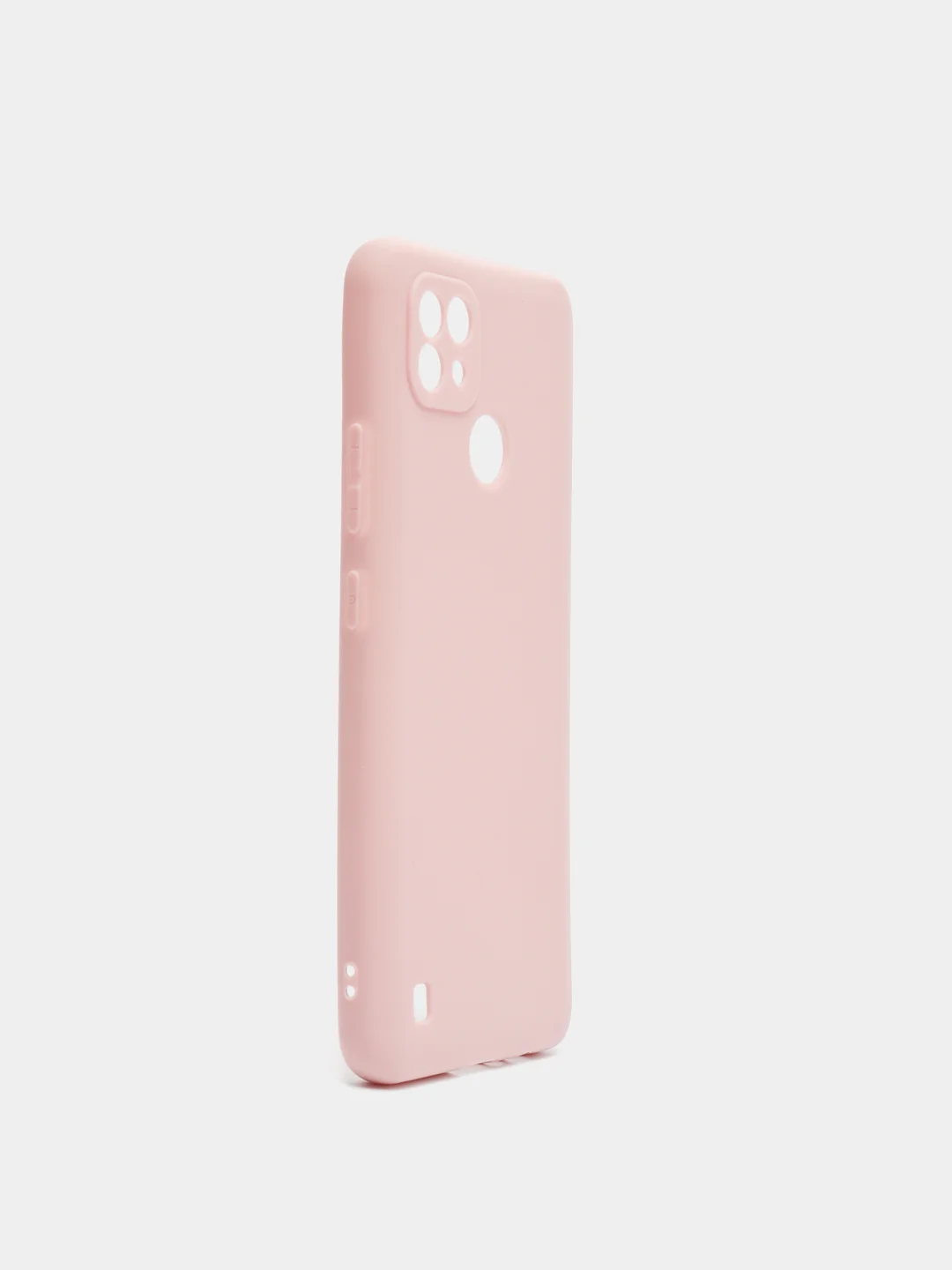Бежевый чехол для Realme C21 / C20 / C11 2021 силиконовый