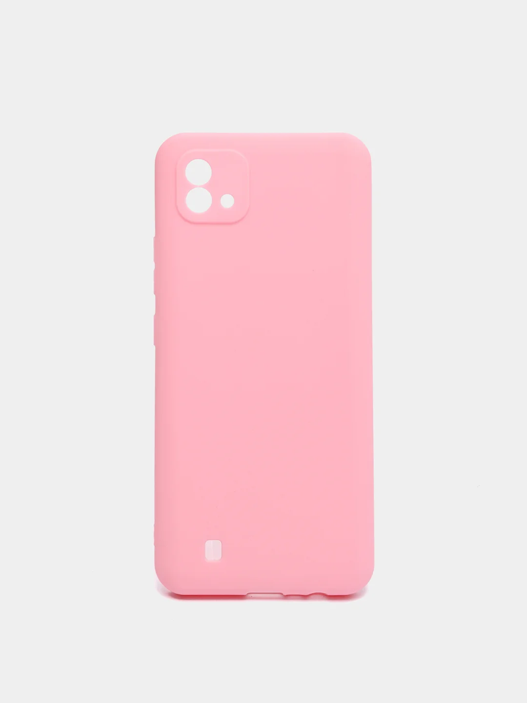 Розовый чехол для Realme C21 / C20 / C11 2021 силиконовый