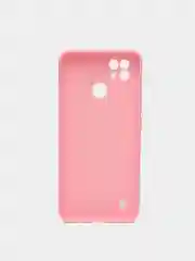 Розовый чехол для Realme C21 / C20 / C11 2021 силиконовый