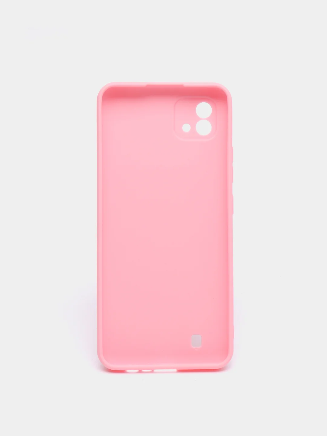 Розовый чехол для Realme C21 / C20 / C11 2021 силиконовый