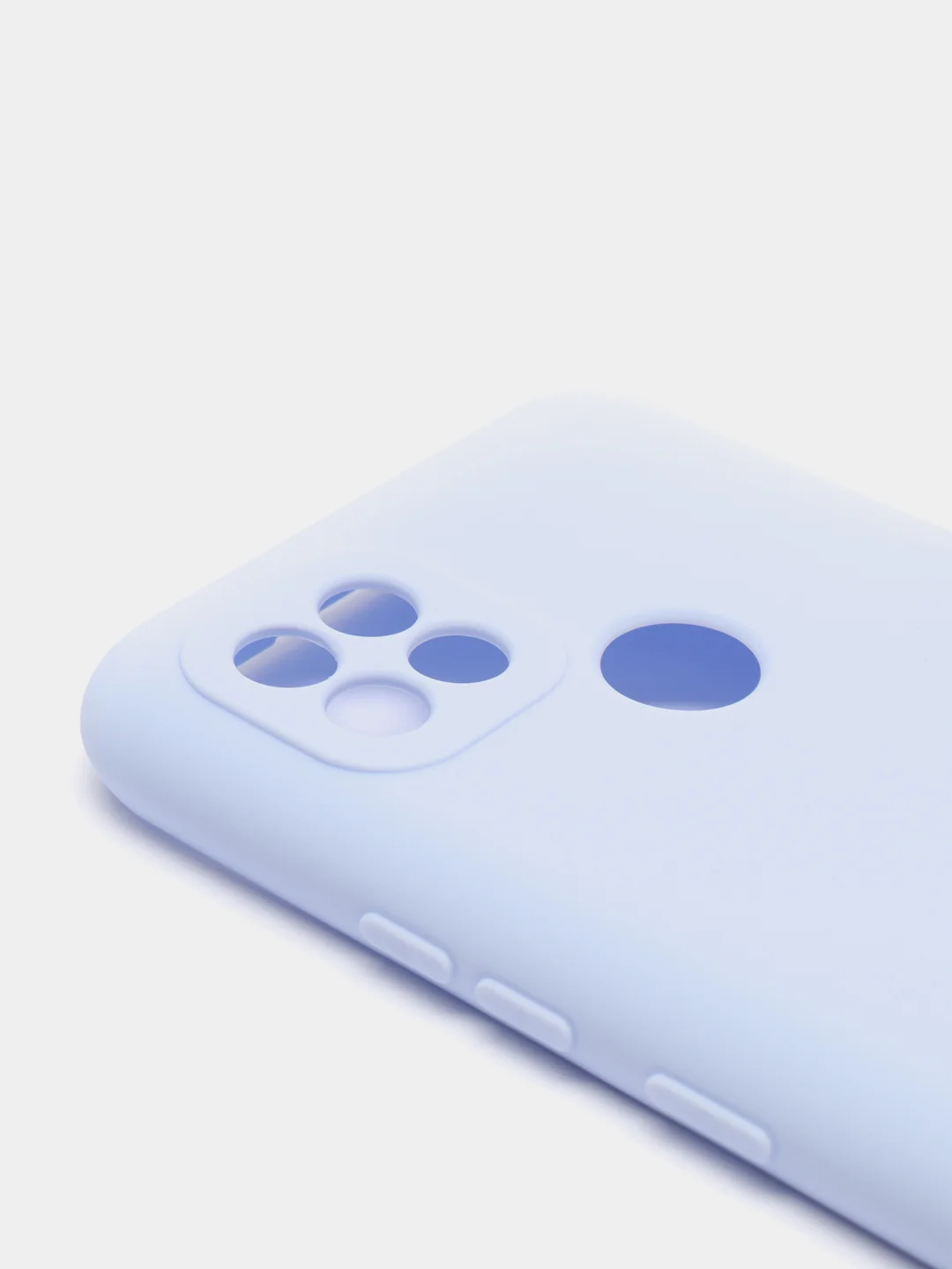 Небесно-голубой чехол для Realme C21 / C20 / C11 2021 силиконовый