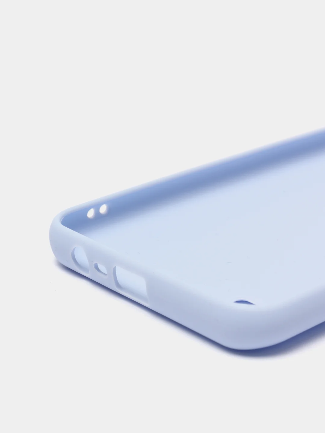 Небесно-голубой чехол для Realme C21 / C20 / C11 2021 силиконовый