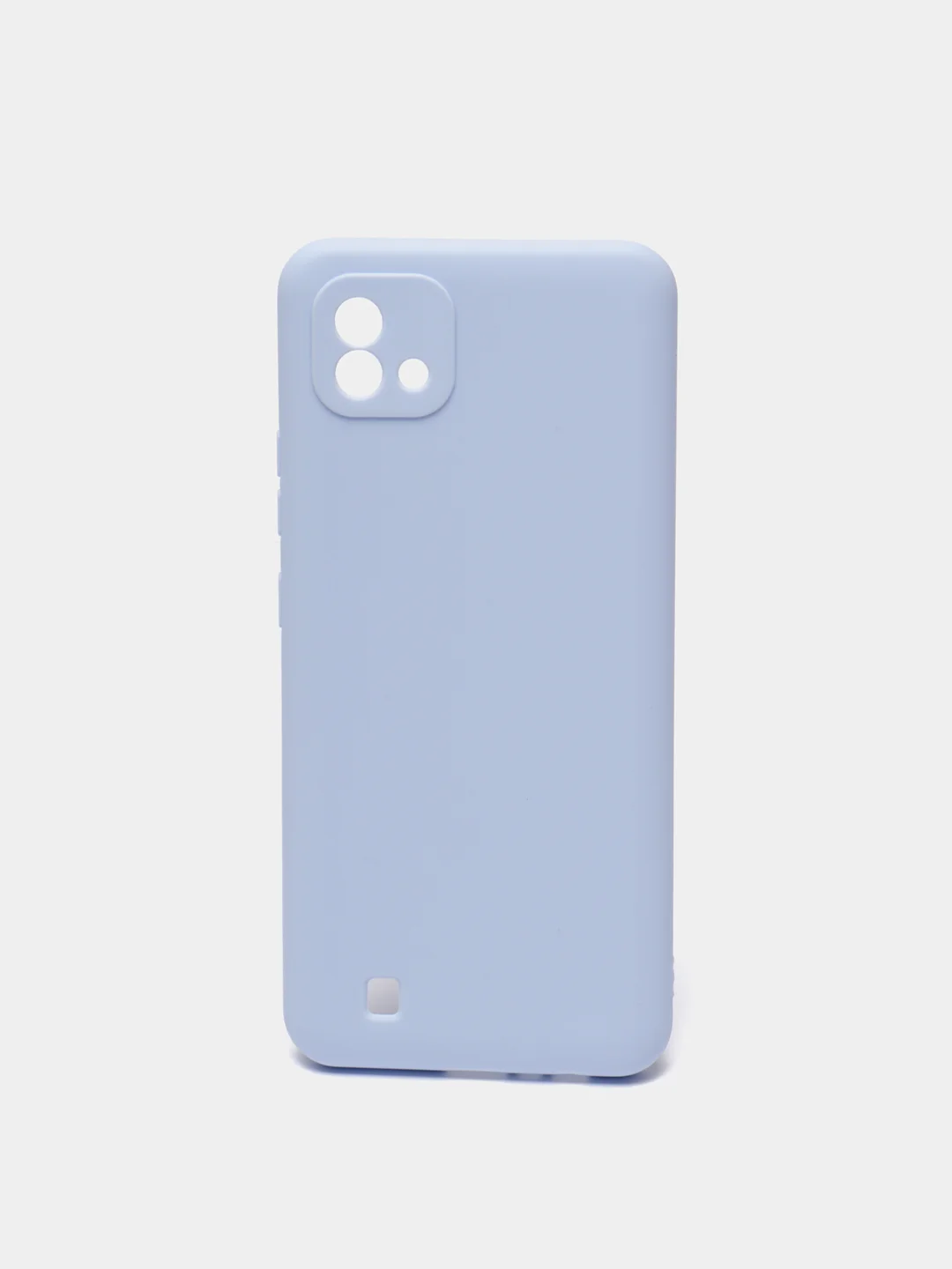 Небесно-голубой чехол для Realme C21 / C20 / C11 2021 силиконовый